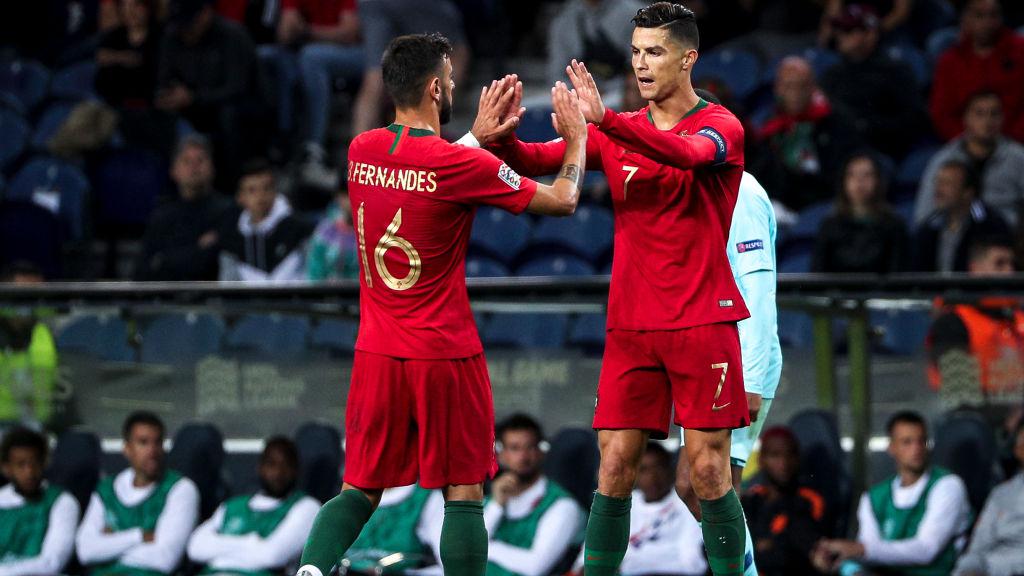 Bruno Fernandes Bela Ronaldo